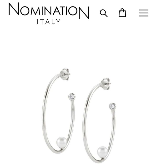 Серебряные серьги Nominetion