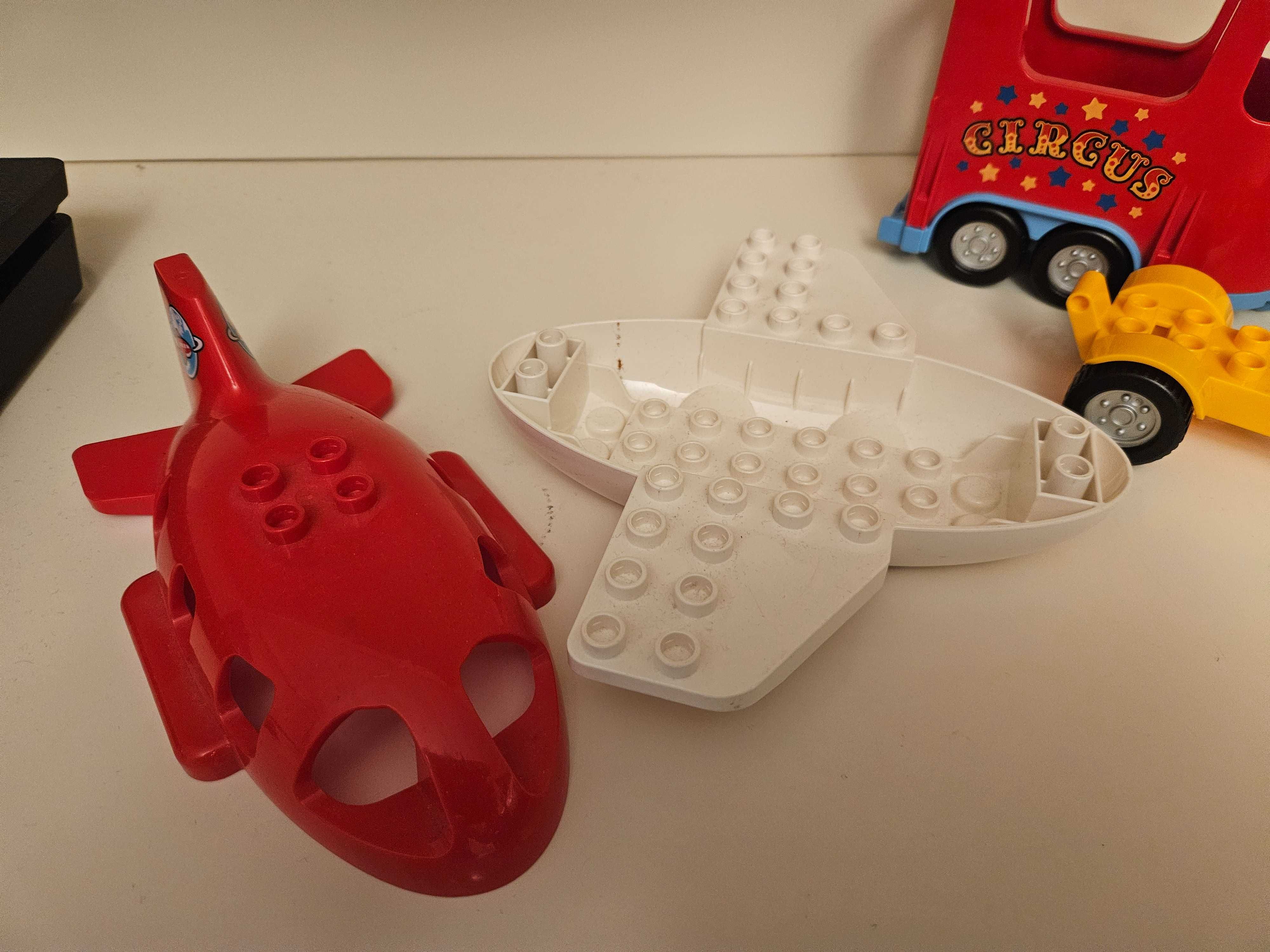 Lego duplo pojazdy - 4 sztuki. Wszystko co na zdjęciach