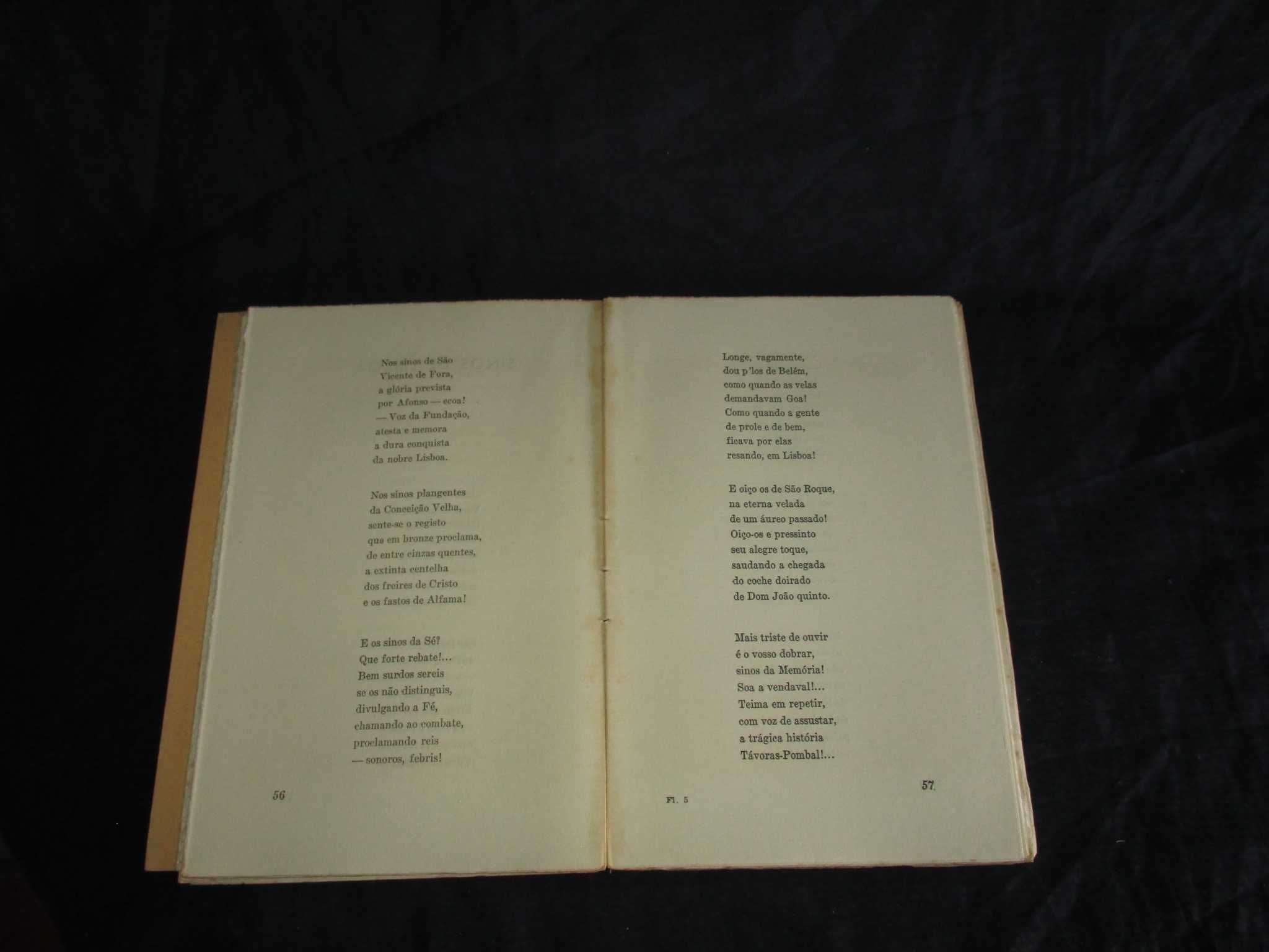 Livro Calendário de Lisboa Silva Tavares 1ª edição 1948