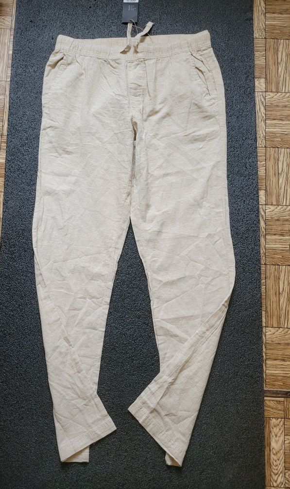 Livergy оригінал, чоловічі лляні літні штани,Німеччина,48,50,52,54,56