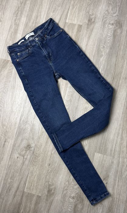 Джинси жіночі Mango soho, темні, скіні, довгі