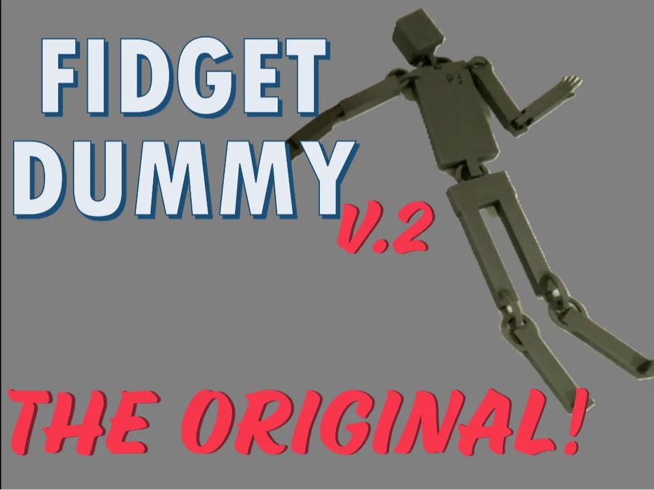 Boneco Fidget Dummy V.2 Articulado