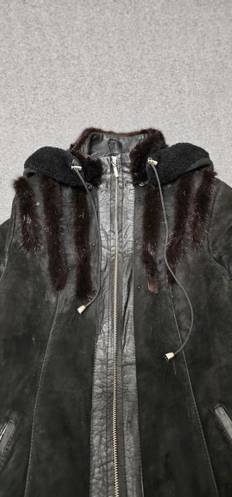 Продам натуральную дубленку с норкой