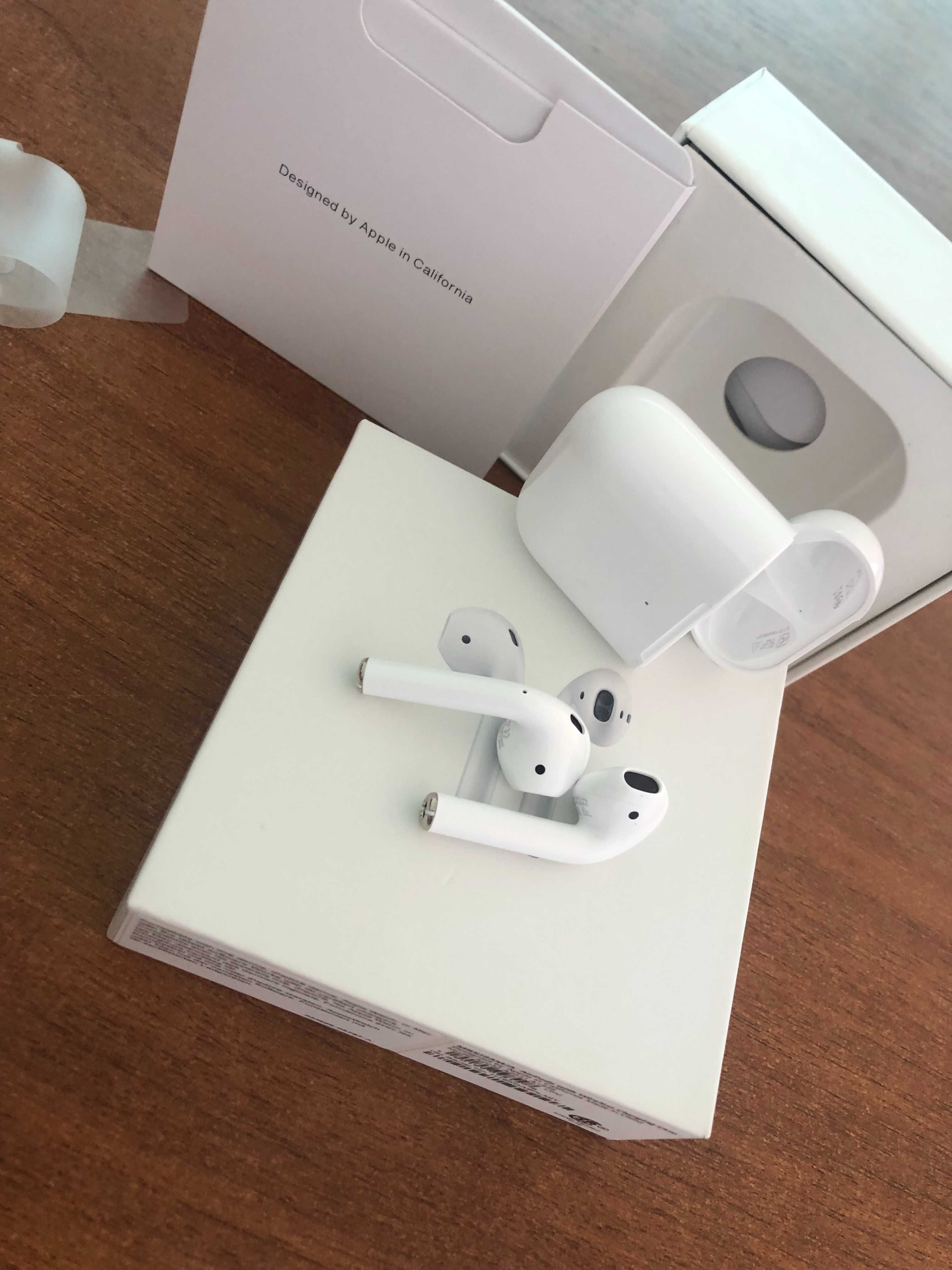 Навушники AirPods 2 + ЧОХОЛ у подарунок