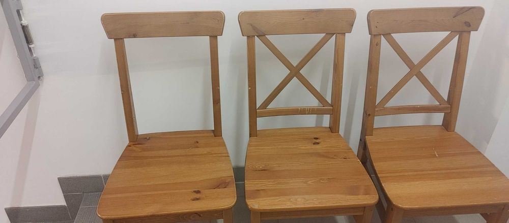 Krzesla IKEA INGOLF-drewno-krzeslo LAHLA-metalowe-KULLABERG Ikea