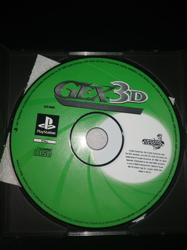 Gex 3D Enter the Gecko Psx Ps1