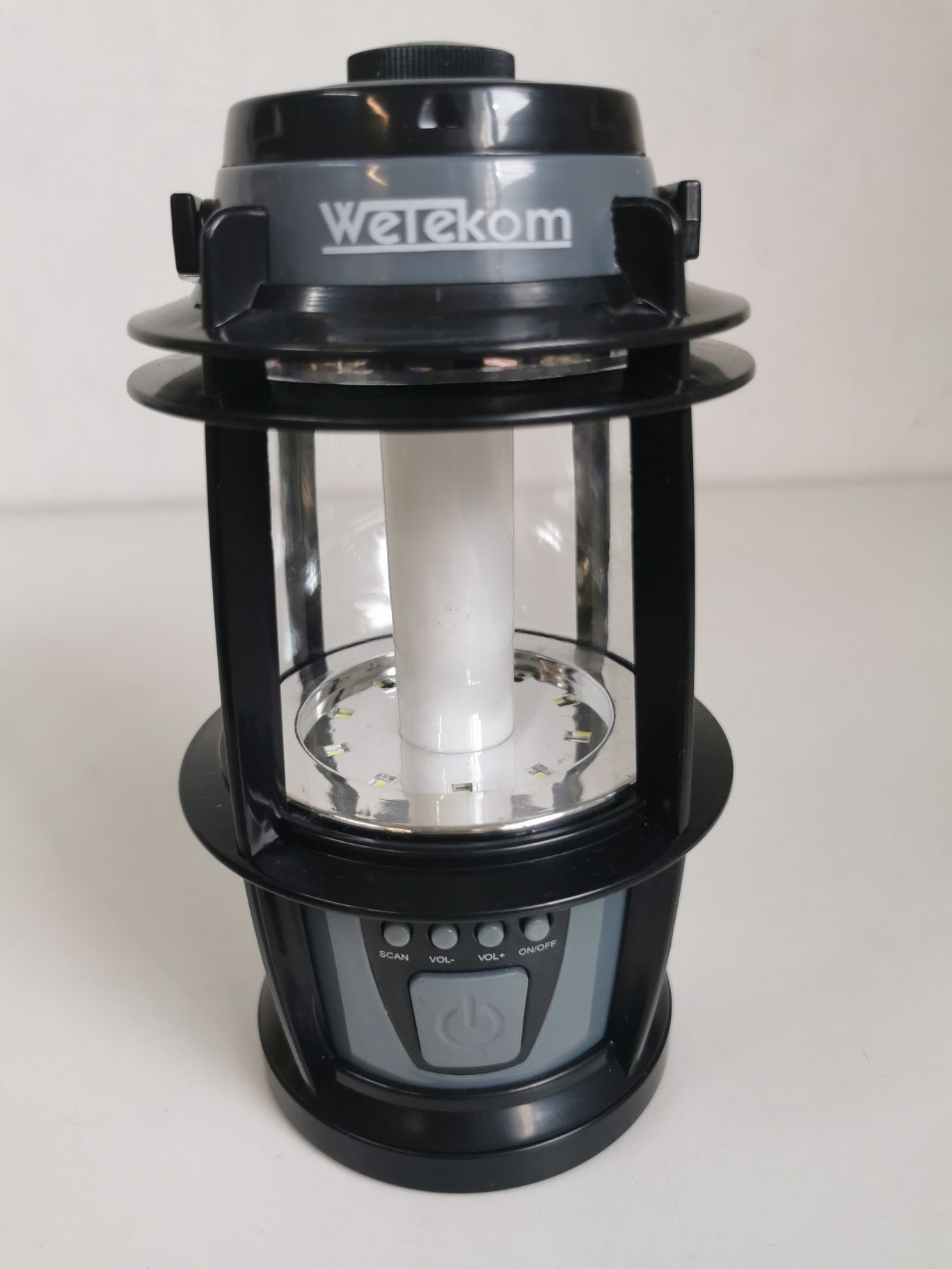Lampa turystyczna LED z radiem WETEKOM 5szt