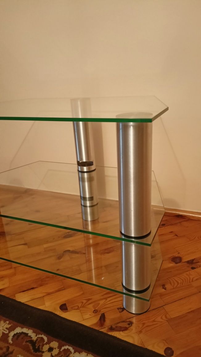 Szklany stolik pod telewizor Stan Idealny!