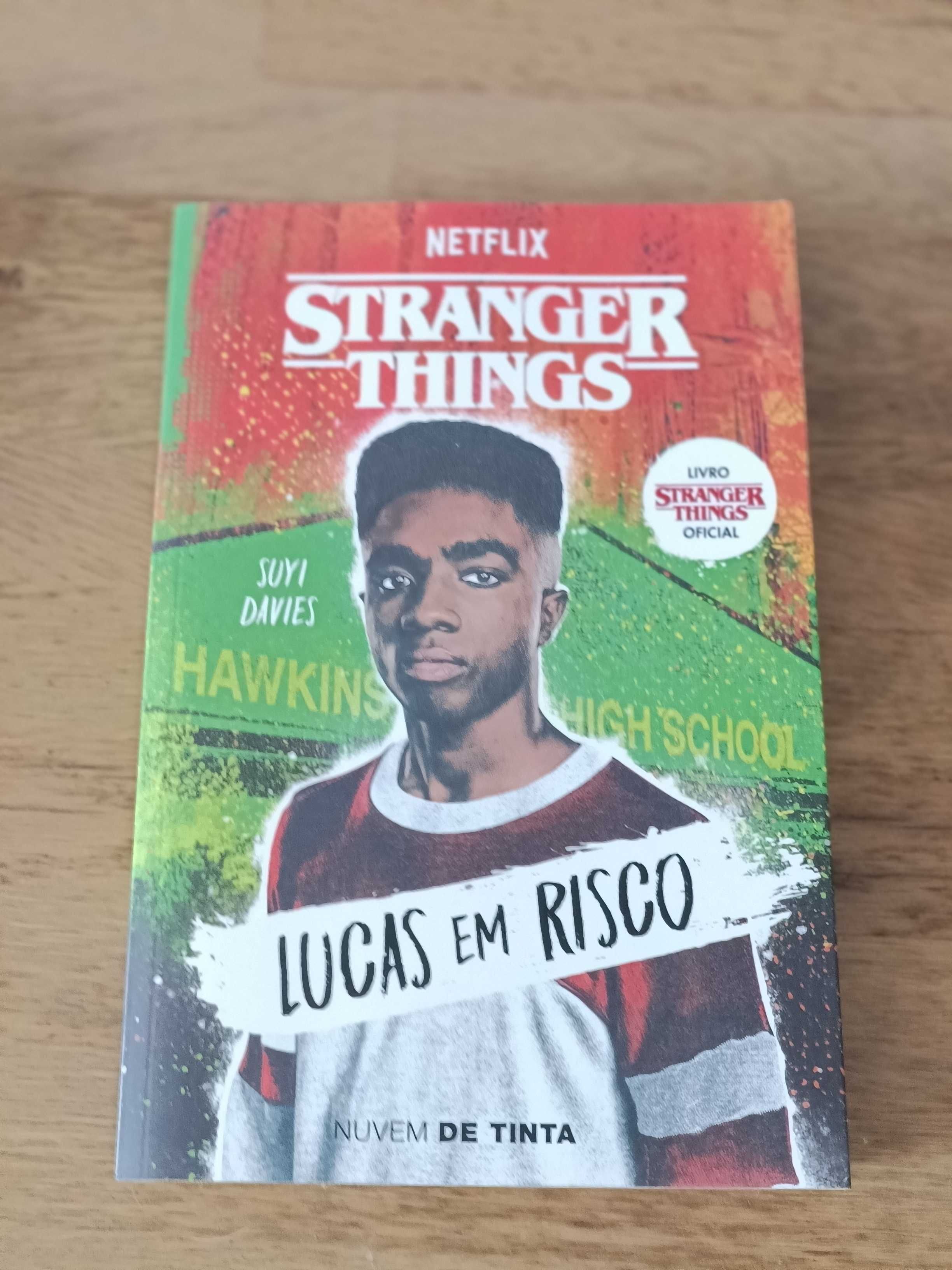 Livro Stranger Things - Lucas em risco