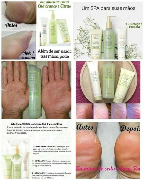 Conjunto para Mãos Satin Hands Mary Kay - Promoção de Verão