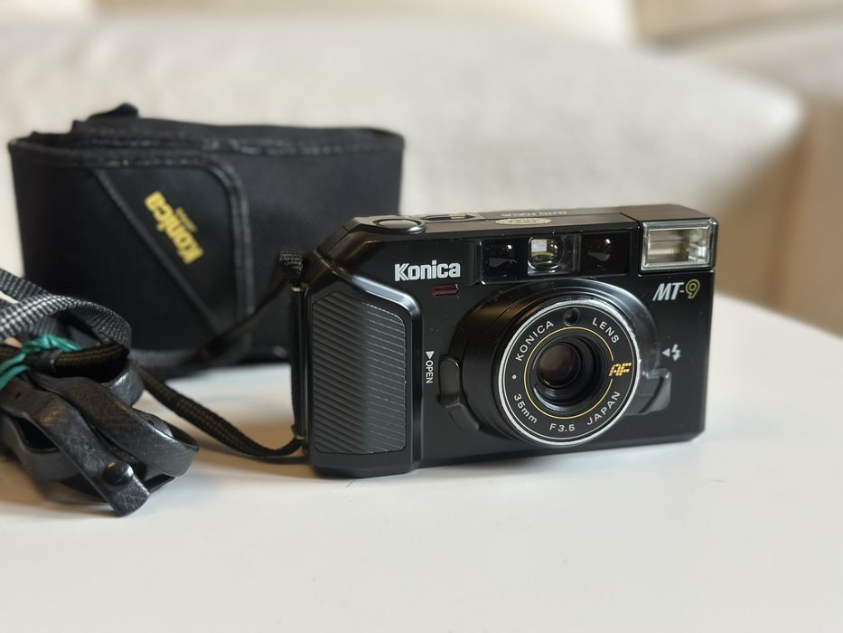 Konica MT - 9 obiektyw 38mm f2.8 aparat analogowy tradycyjny