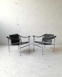 Le Corbusier fotele LC1 projekt inspirowany lata 60 70 vintage bauhaus