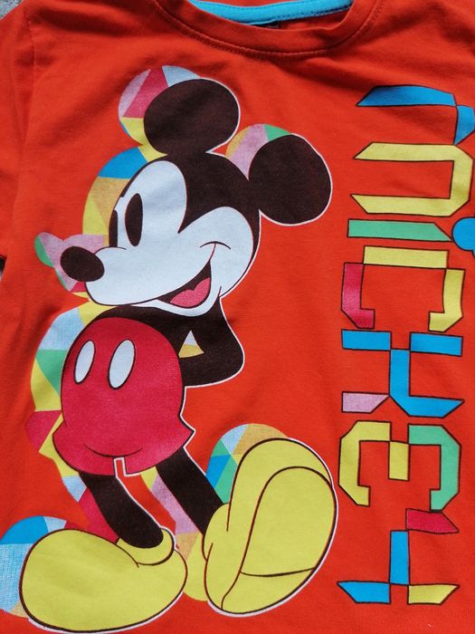 Bluzeczka pomarańczowa na długi rękaw roz 80