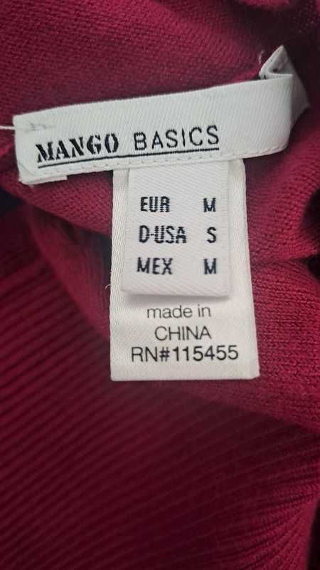 Mango basics M kardigan fuksja 38 sweterek