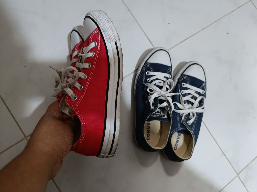 Tenis All Star converse vermelho e azul