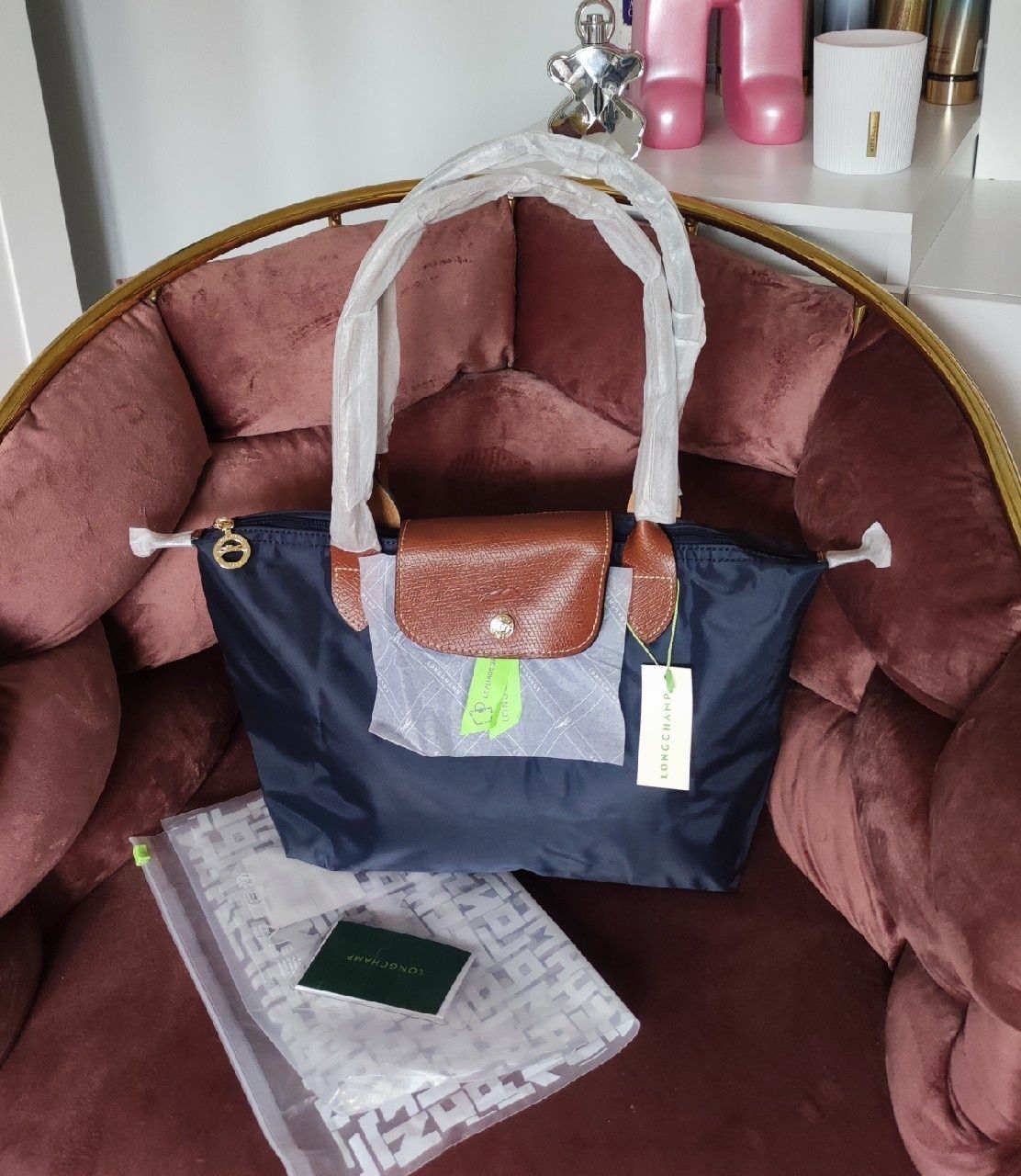 Torebka Longchamp M Granat