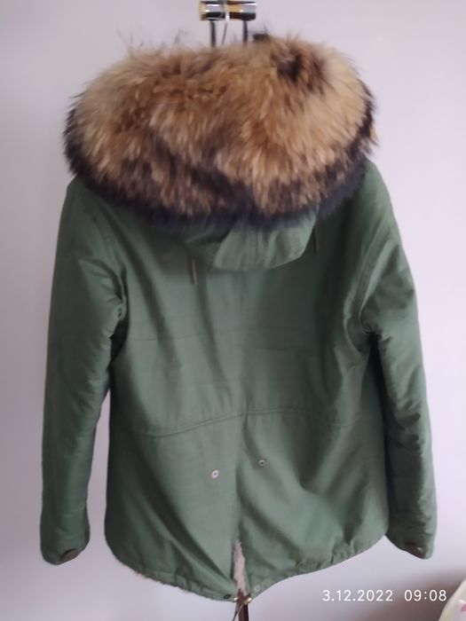 Kurtka na naturalnym futrze rozmiar L
