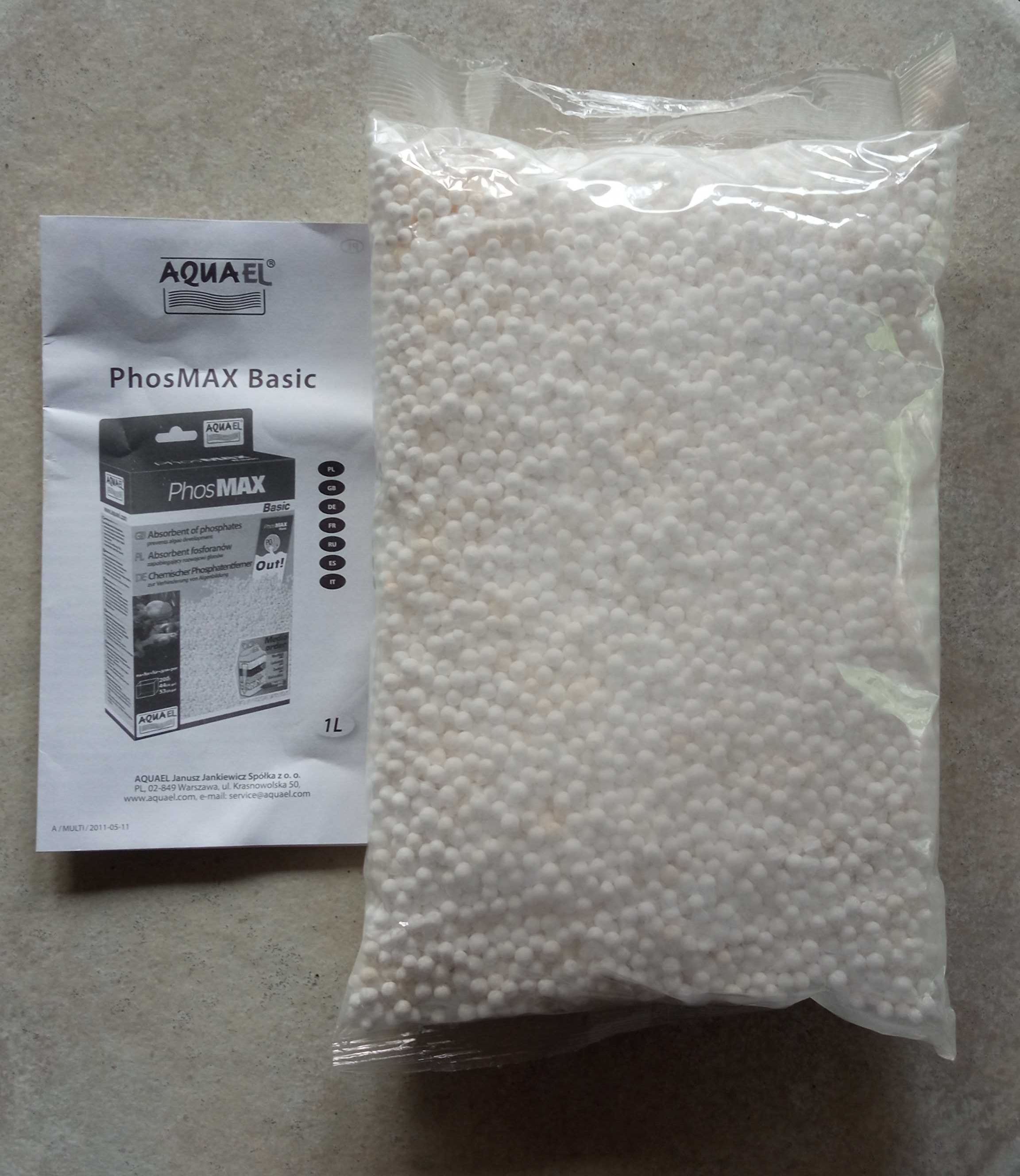 PhosMax Basic Aquael absorbent fosforanów 1 litr