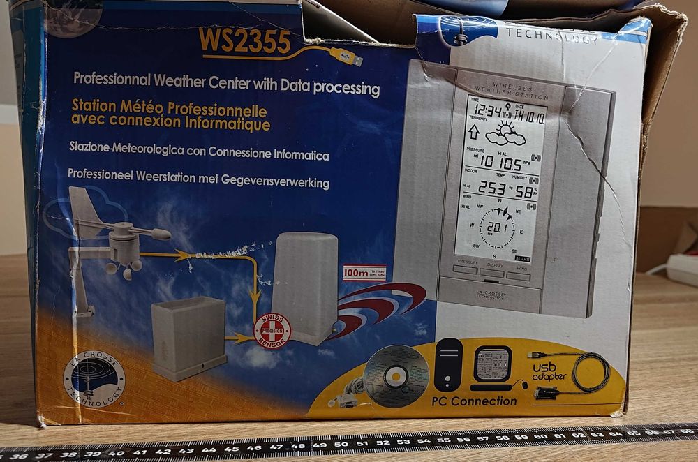 KA8 Profesjonalna stacja pogodowa La Crosse Technology WS 2355