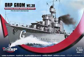 Model do sklejania MIRAGE okręt ORP GROM wz 38