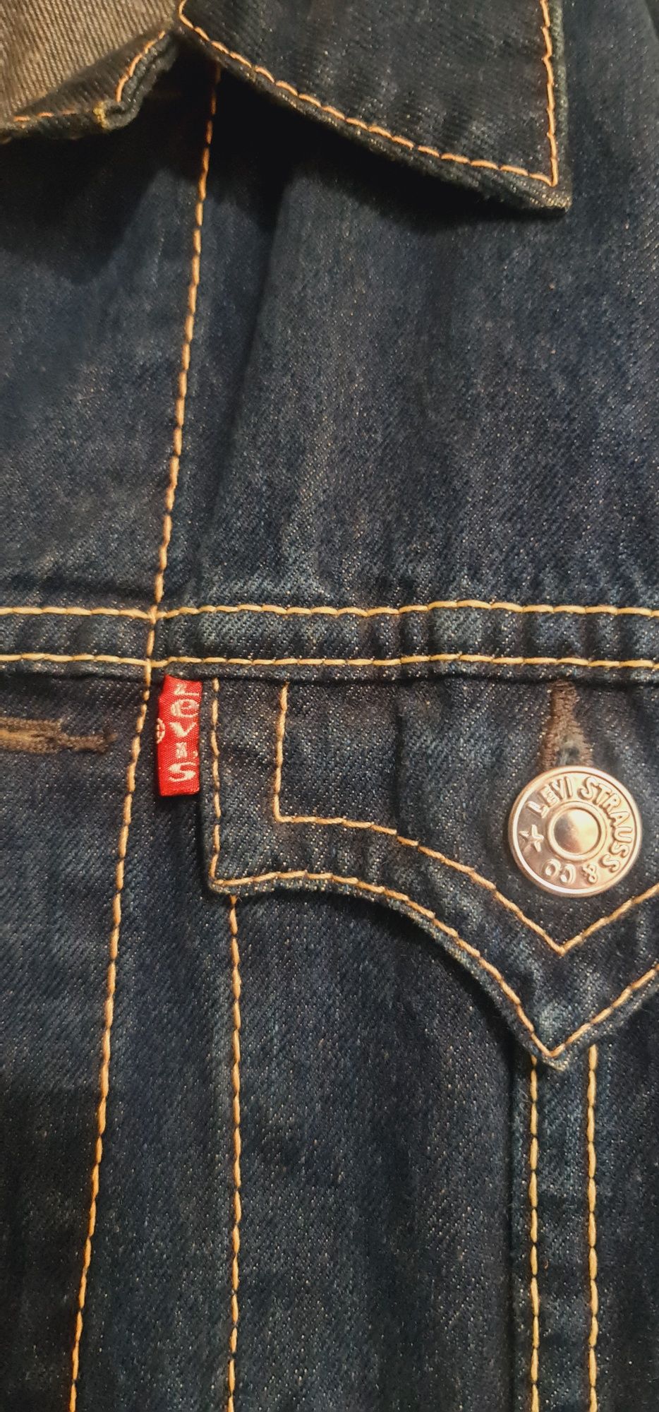 Kurtka jeansowa dżinsowa marki Levi's Strauss Orginał klasyka.