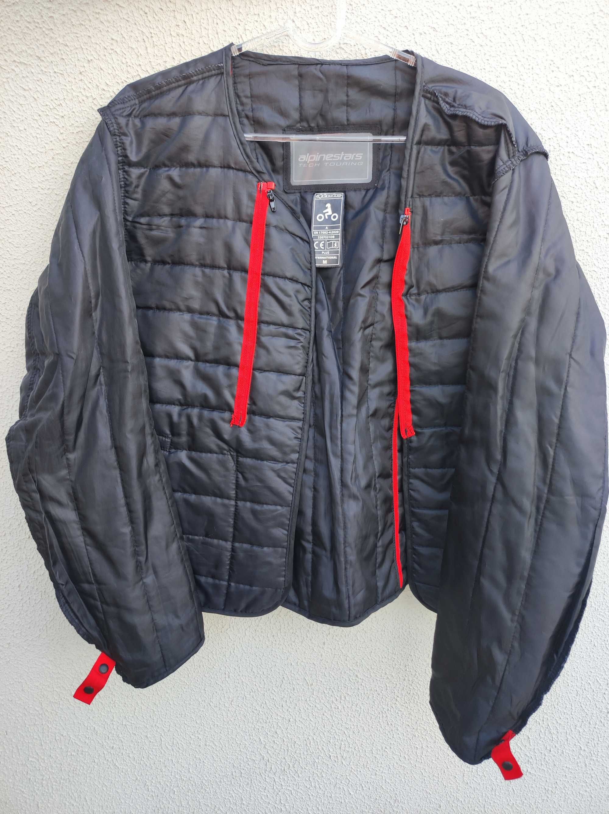 Blusão de mota - ALPINESTARS - M c/ forro de aquecimento e proteções