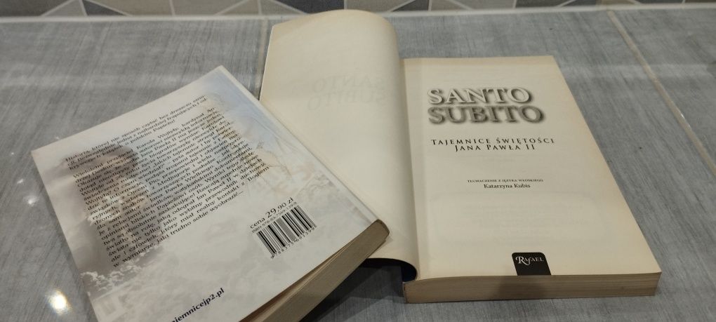 Tajemnice świętości Jana Pawła II Santo Subito Andrea Tornielli
