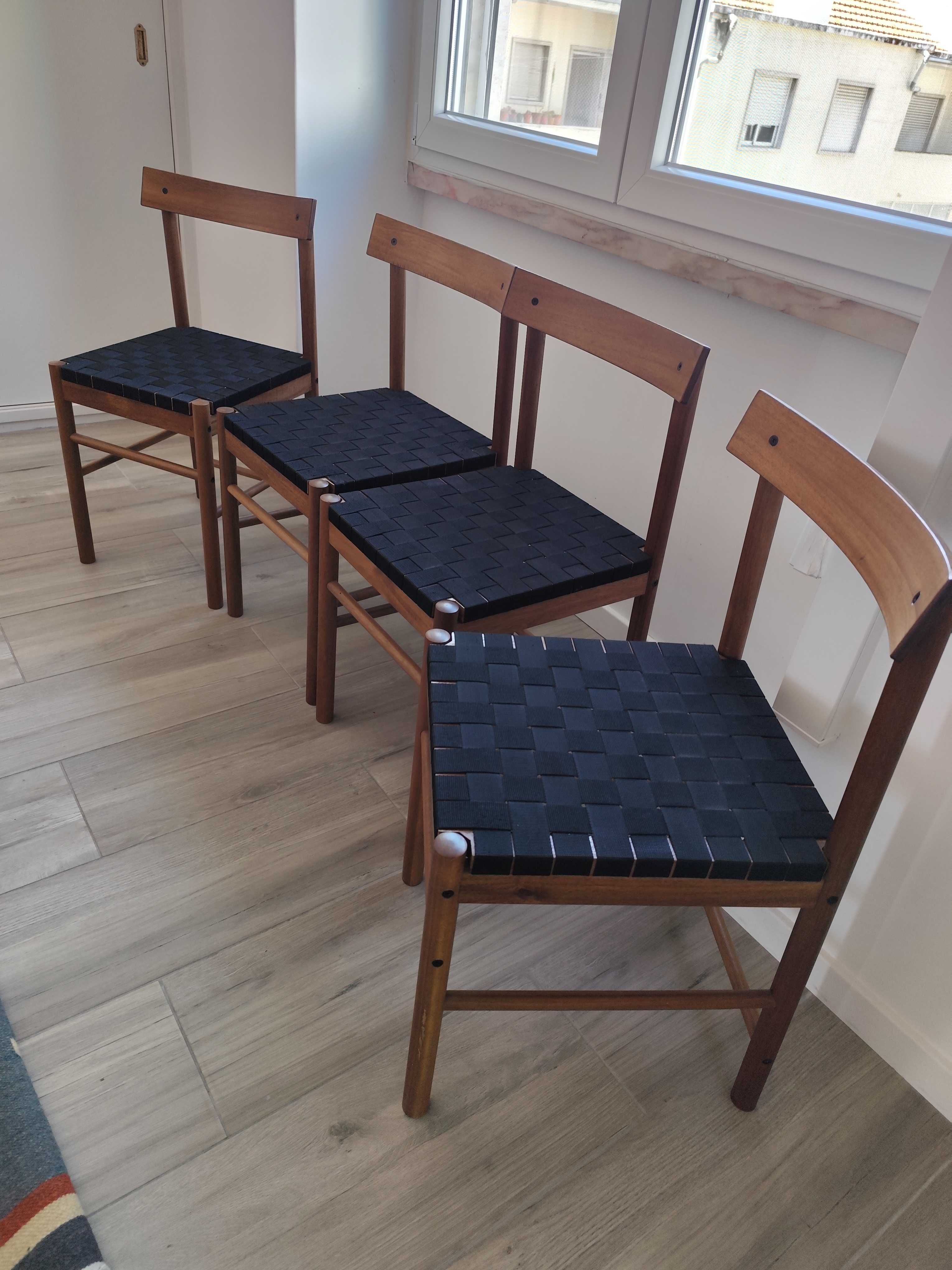 Conjunto de 4 cadeiras IKEA Nackanäs