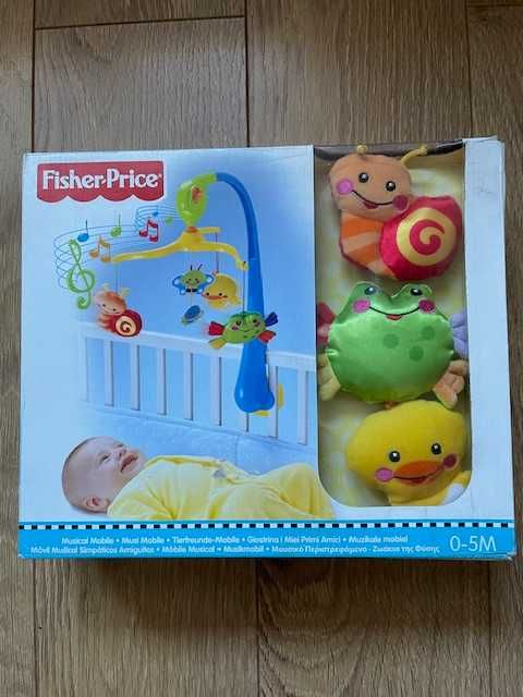 Fisher Price nakręcana karuzela nad łóżeczko z pozytywką. Nowa