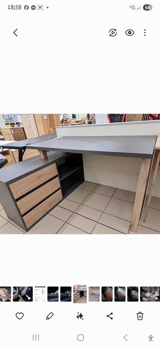 Do sprzedania NOWE biurko plus komoda IGA II