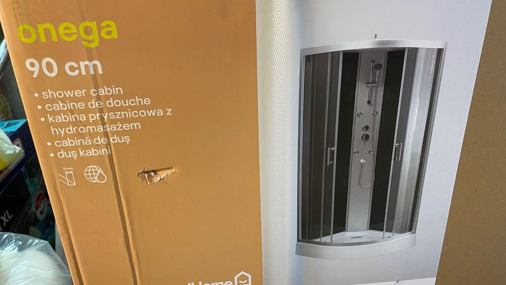 Kabina prysznicowa z hydromasażem Onega 90 nowa