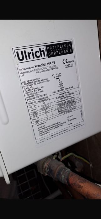 Piec gazowy dwufunkcyjny z zasobnikiem Ulrich