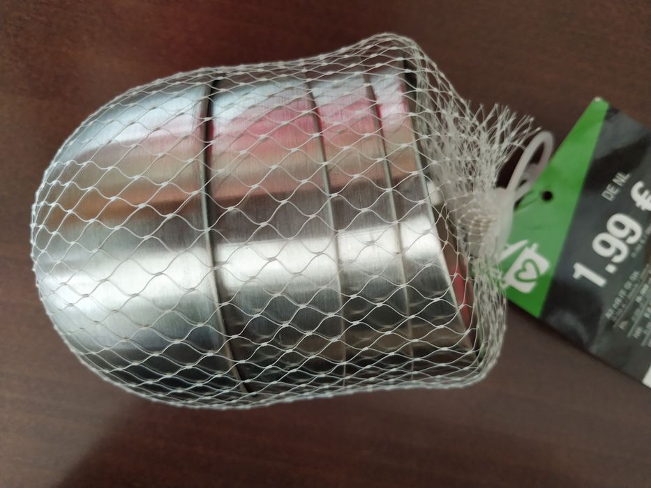 Miseczki metalowe 4 szt.