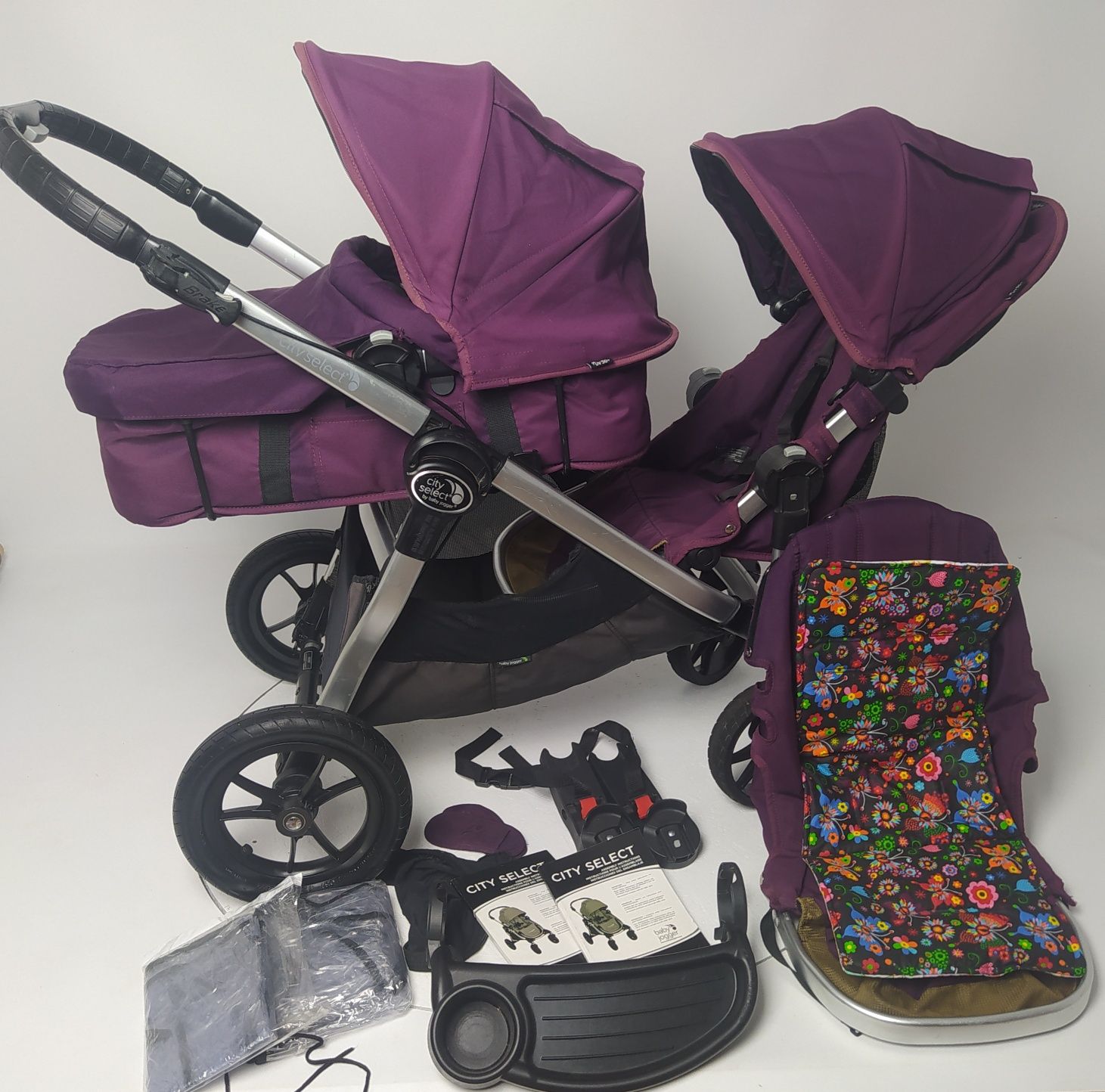 Wózek Baby Jogger City Select rok po roku, bliźniaczy