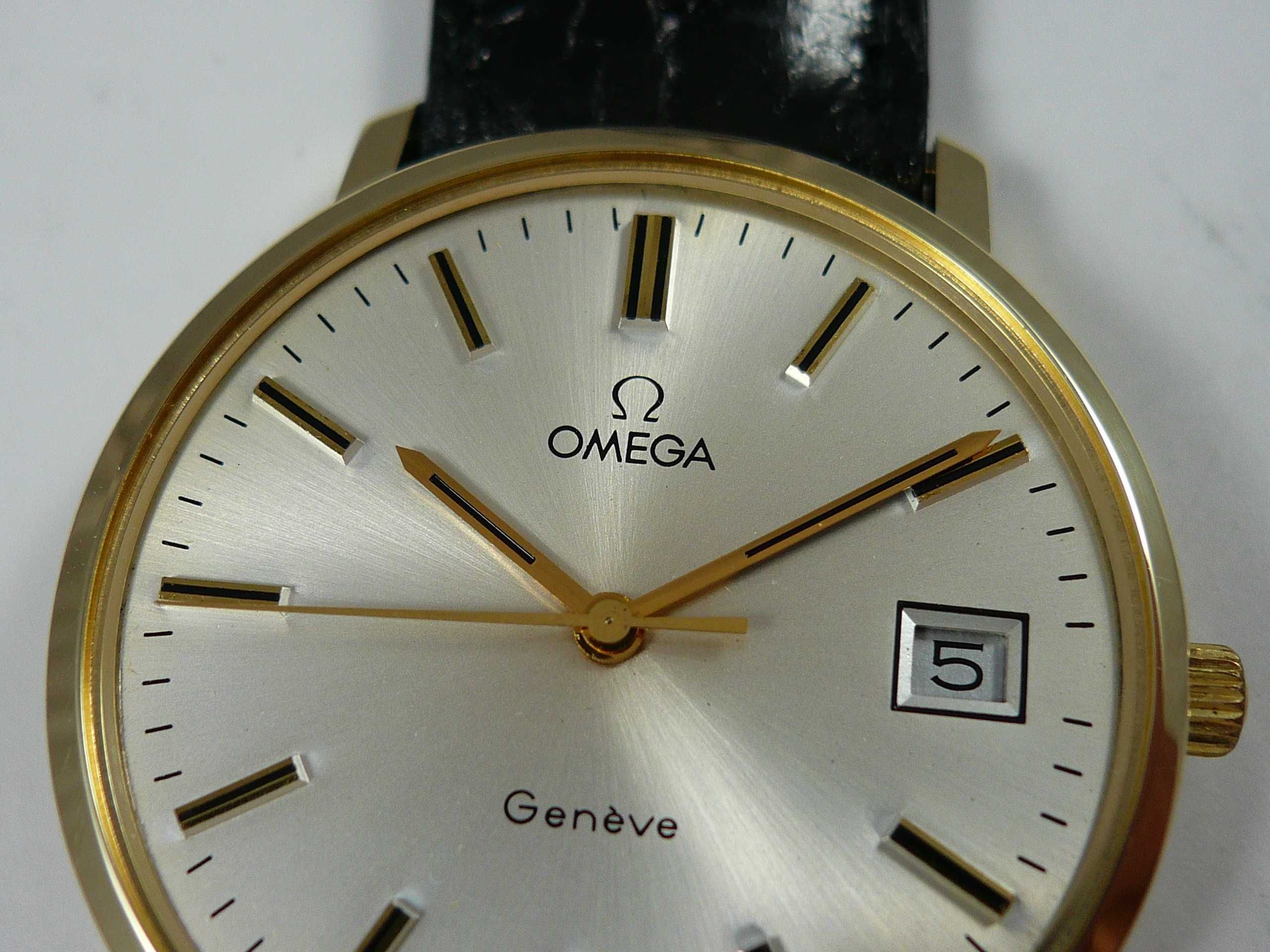OMEGA Geneve - złota 14k  -1974- SUPER STAN