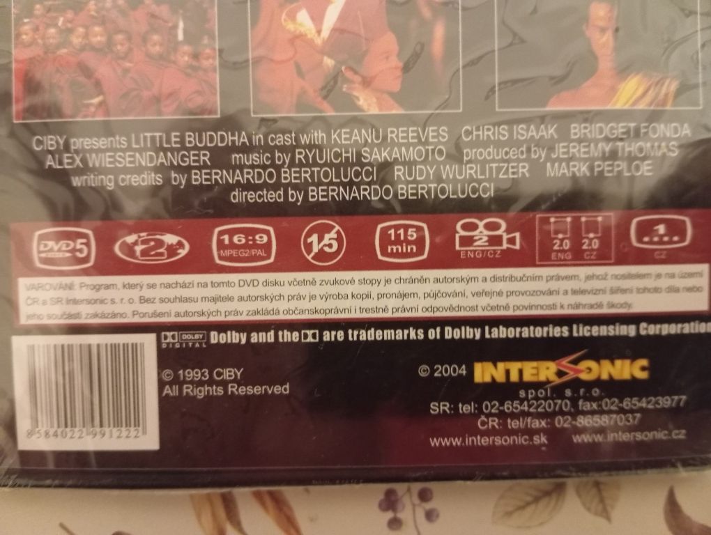 Mały Buddha, film DVD, lektor cz., folia, unikat