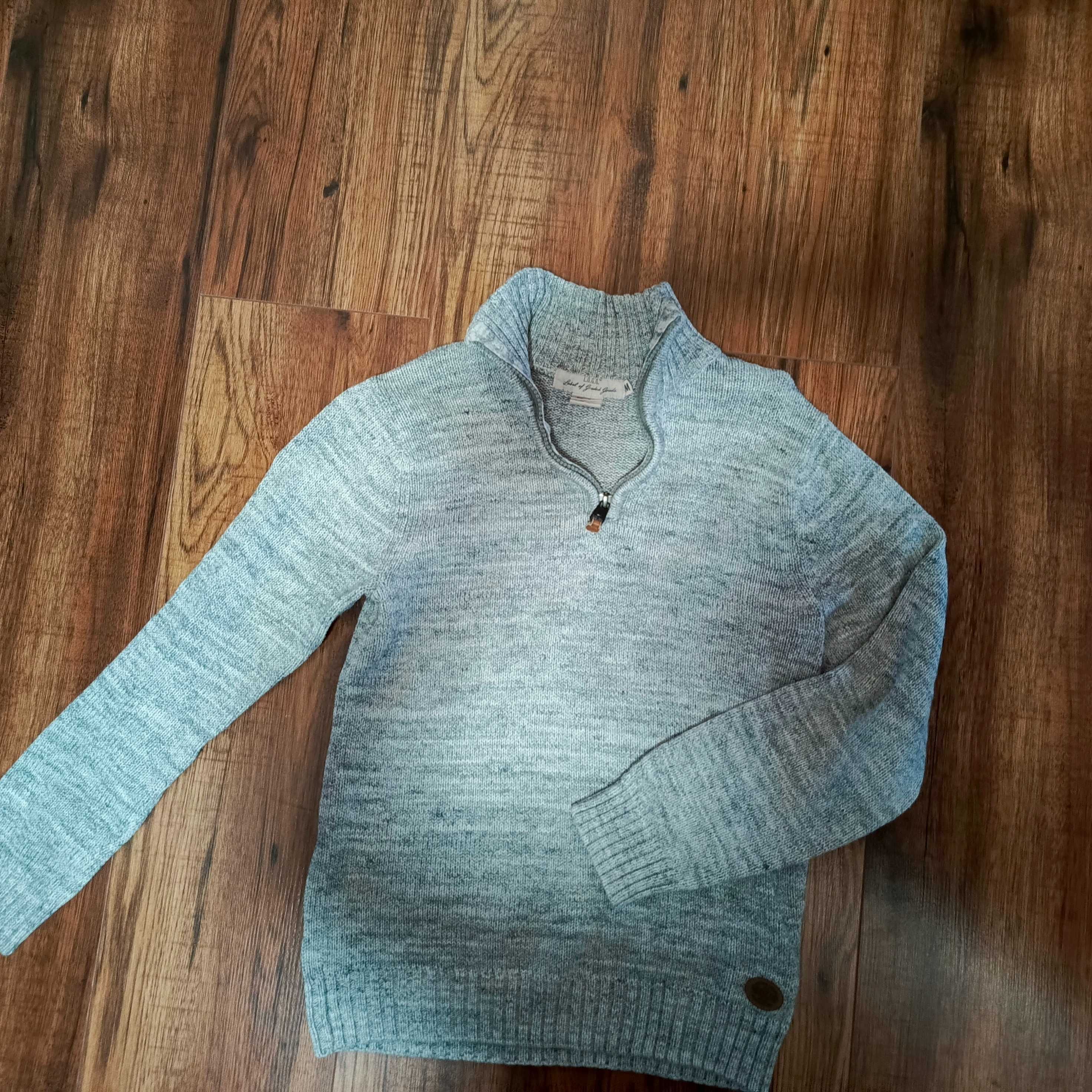 Śliczny sweter dla chłopca r.134/140 bawełna 100% jak NOWY