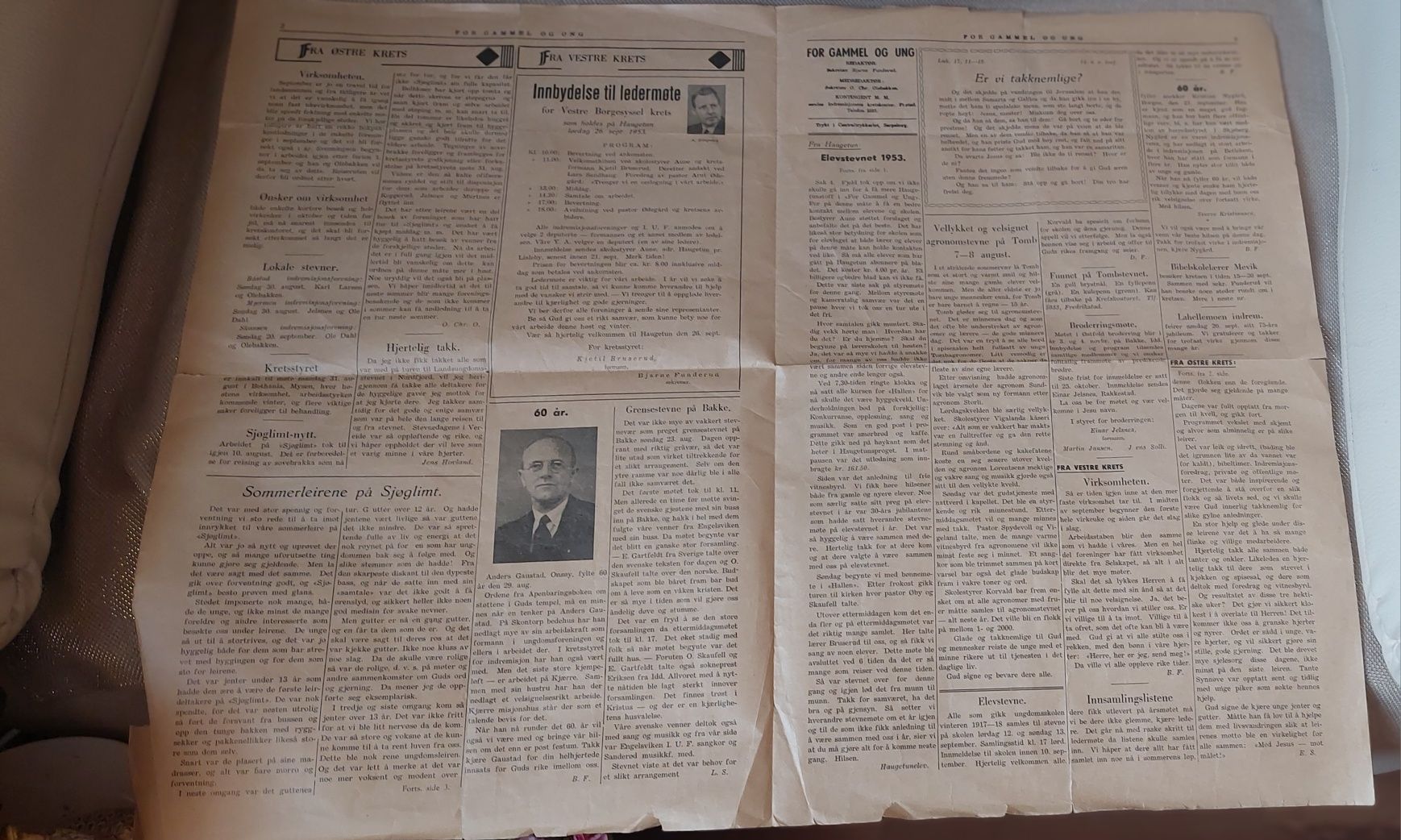 Gazeta Norweska 1953