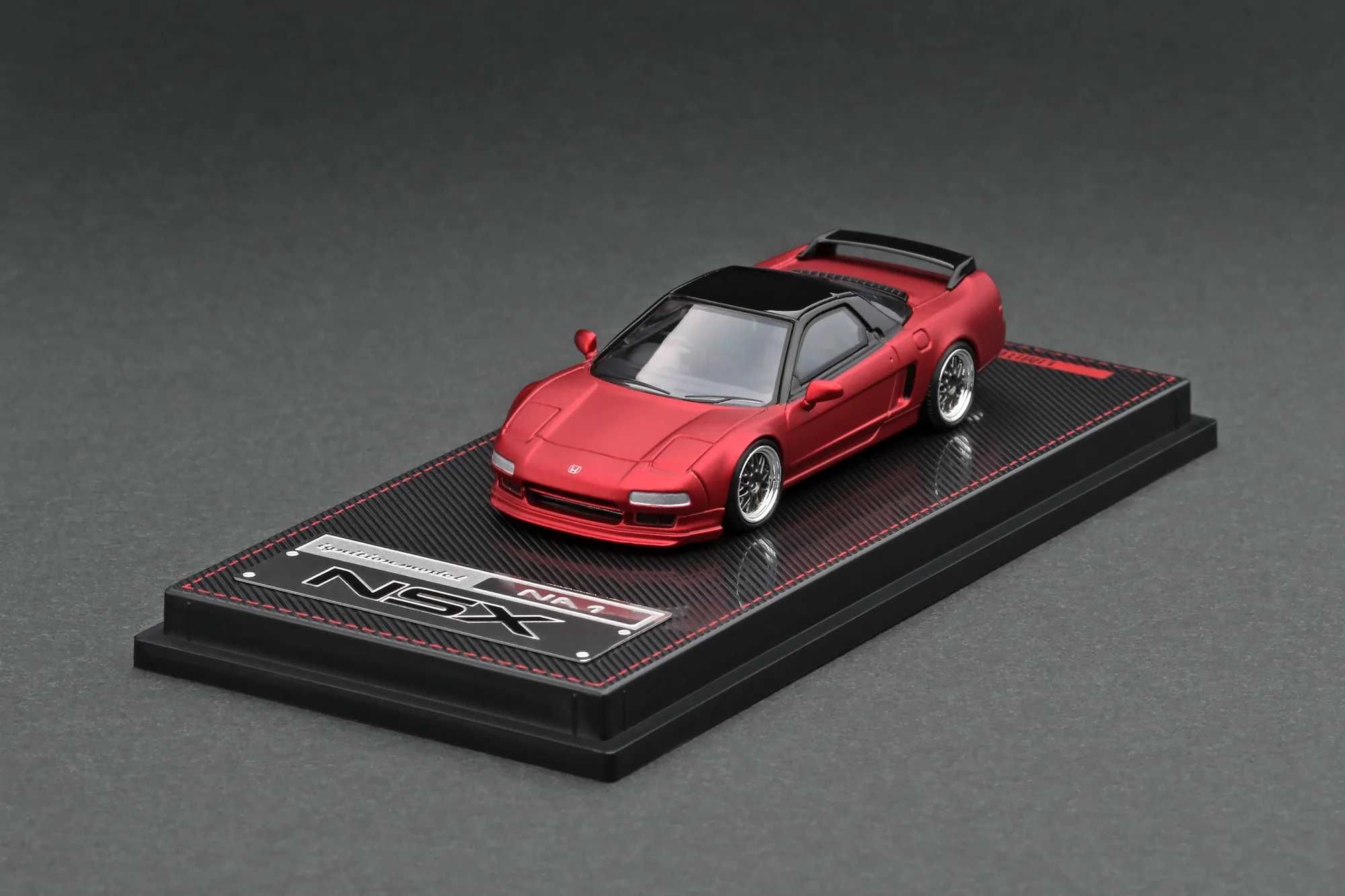 Honda NSX (NA1) Matte Red Metallic Ignition 1:64