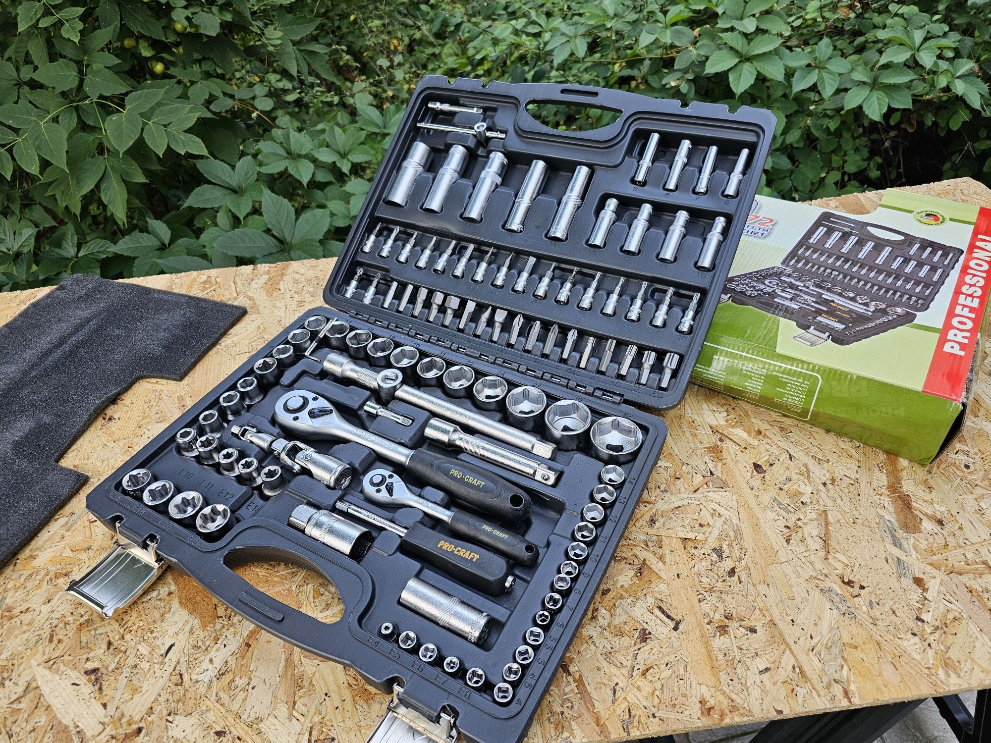 108ед. ProCraft 72зуб Трещетки Набор инструментов Головок