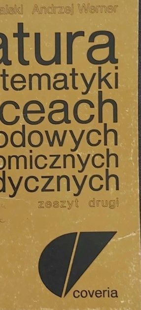 Matura Z Matematyki W Liceach Zawodowych Janusz Kowalski