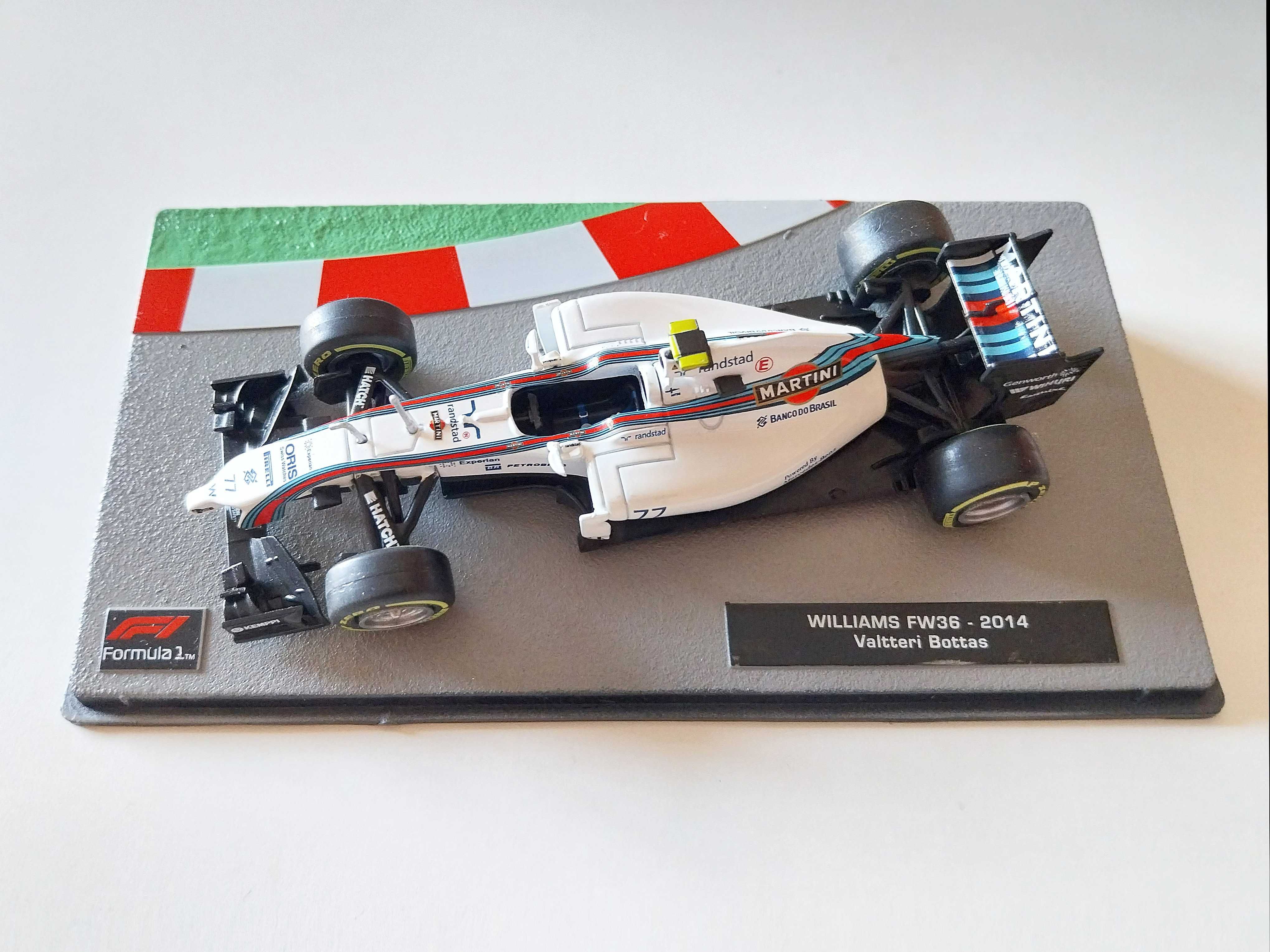 miniatura 1/43 WILLIAMS FW36 Valtteri Bottas (2014) | edição Altaya