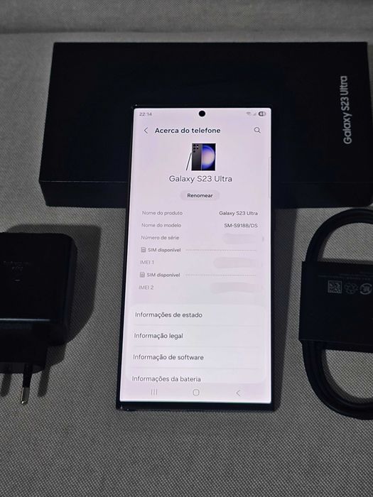 Samsung S23 Ultra 256gb. Excelente, como novo.