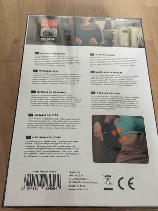 Poduszka masująca Medivon Polaris NOWA oryginalnie zapakowana