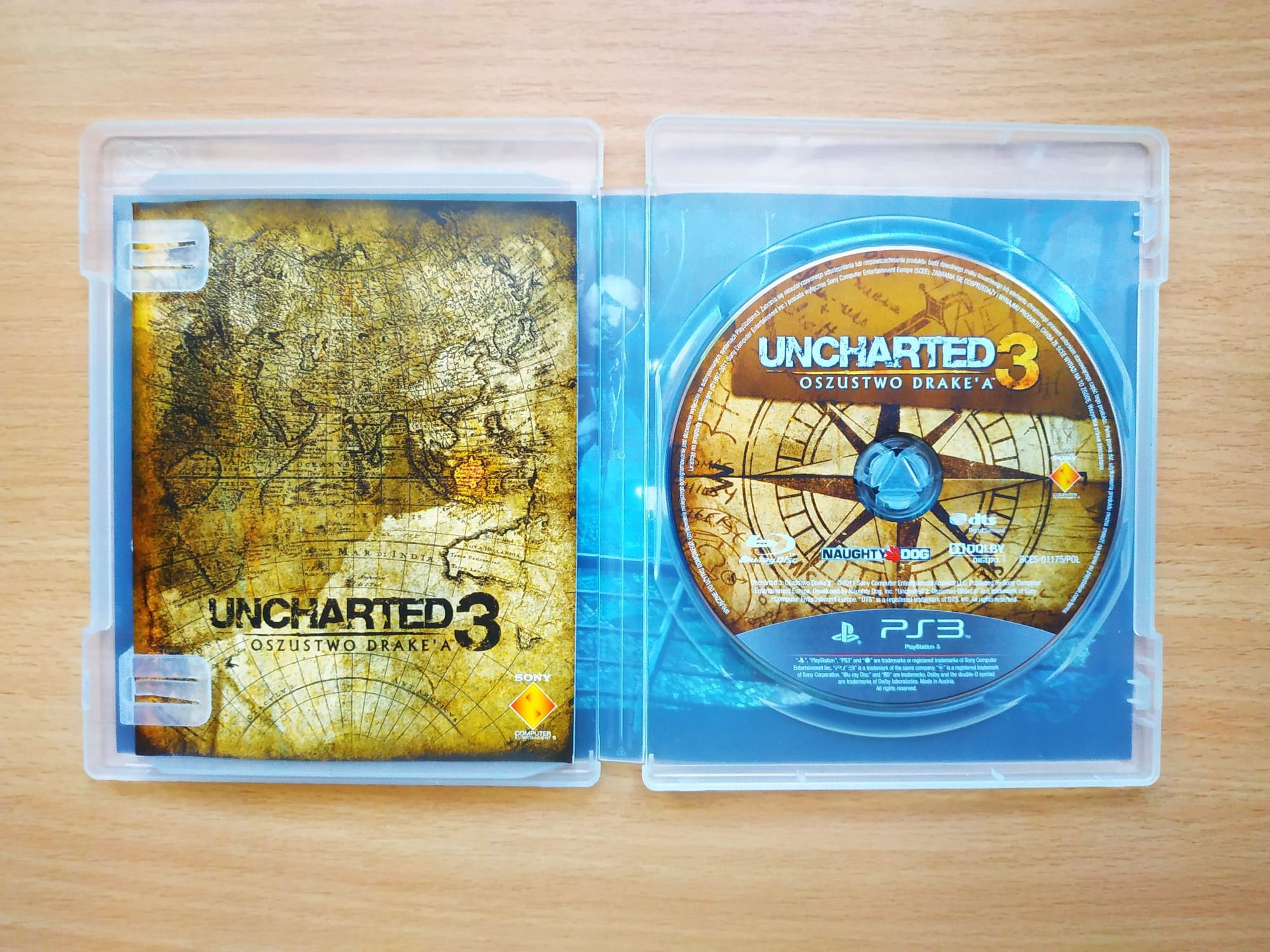 Uncharted 3,PS3, pl, stan bdb, możliwa wysyłka olx..