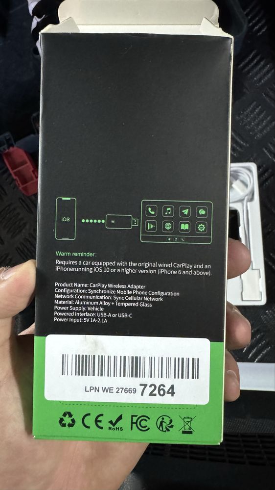 Wireless Carplay Adapter