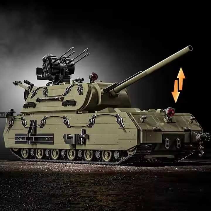 Конструктор Panzer VIII Maus , 3339 дет. На радіокеруванні. У коробці.