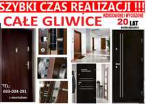 Wejściowe drzwi zewnętrzne z MONTAŻEM do mieszkań w bloku, wyciszone