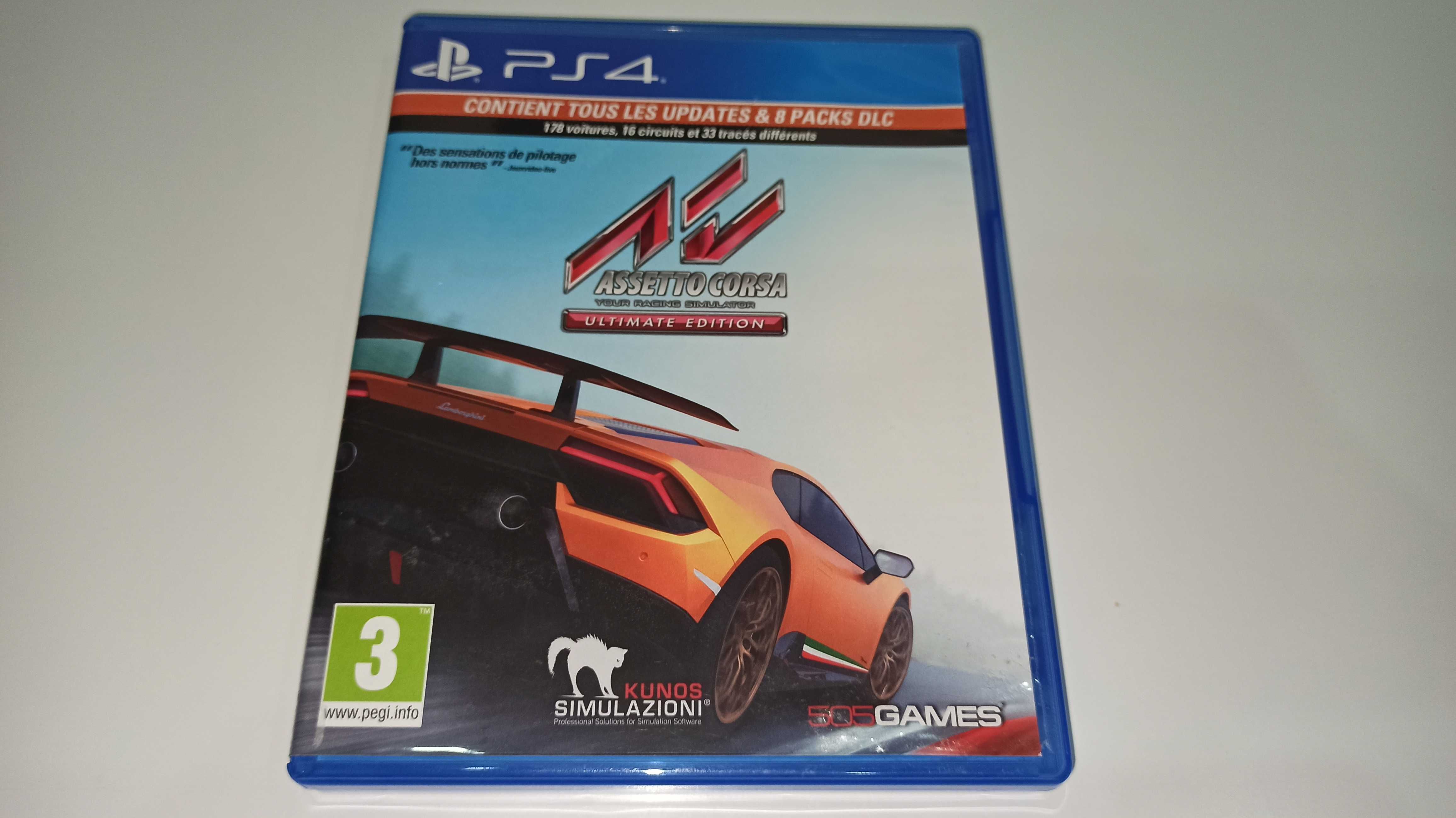 ps4 ASSETTO CORSA ULTIMATE EDITION PL po polsku symulacja symulator v1