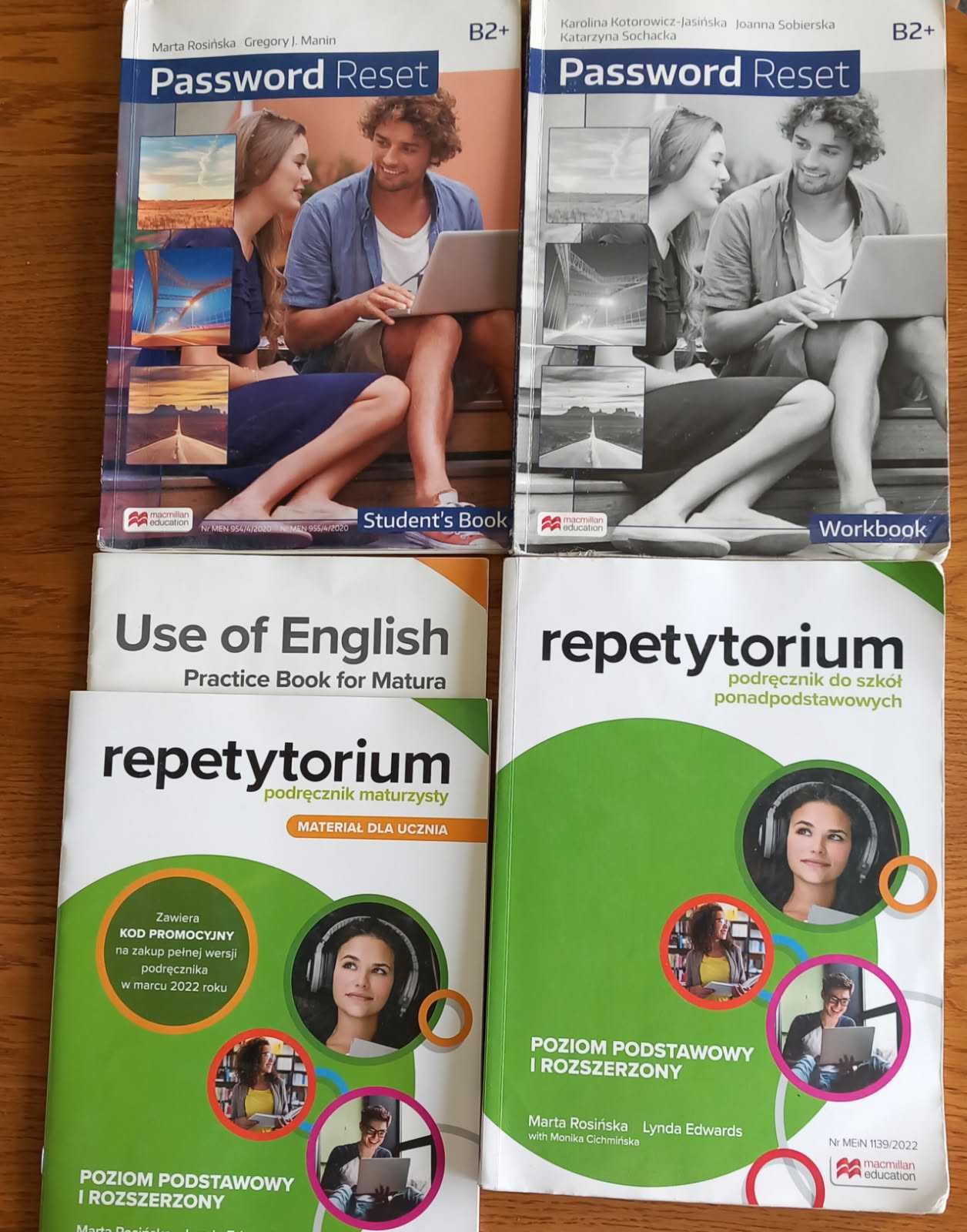 Password Reset B2 + Repetytorium Macmillan